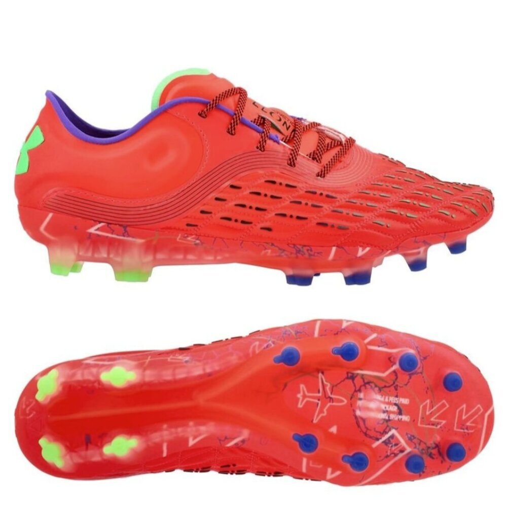 Under Armour 3027160-600 UA Magnetico Elite 3 FG Soccer Cleats Beta ( 7 )